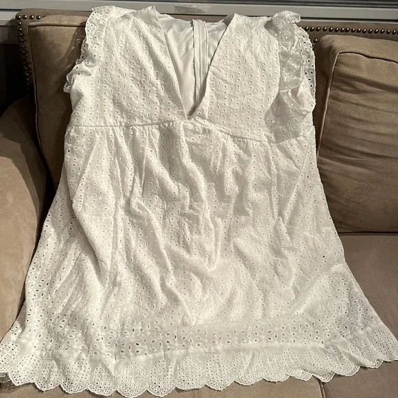Lace Eyelet Dress - Picture 1 of 4